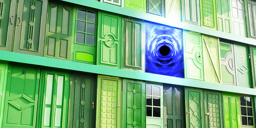 Astral projection to the house with the green door